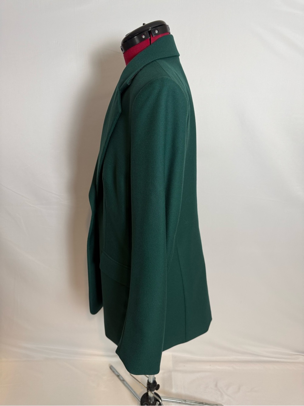 NWOT Banana Republic Lido Blazer Women's Size 12 Paris Green 100% Wool - Picture 15 of 15